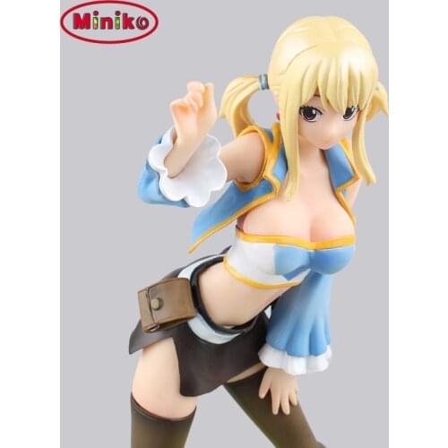 Anime Sexy Girls Fairy Tail Lucy Heartfilia Figure 1/8 Scale Painted PVC Action Figure Collectible Model Adult Toys Doll Gift