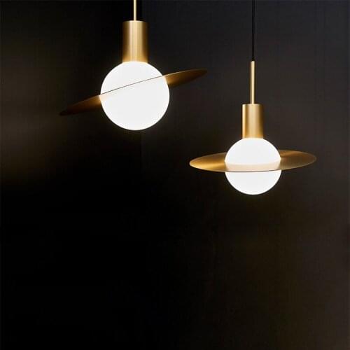 Ins Nordic Wind Designer Model Room Shop Window Restaurant Bedside Star Glass Chandelier