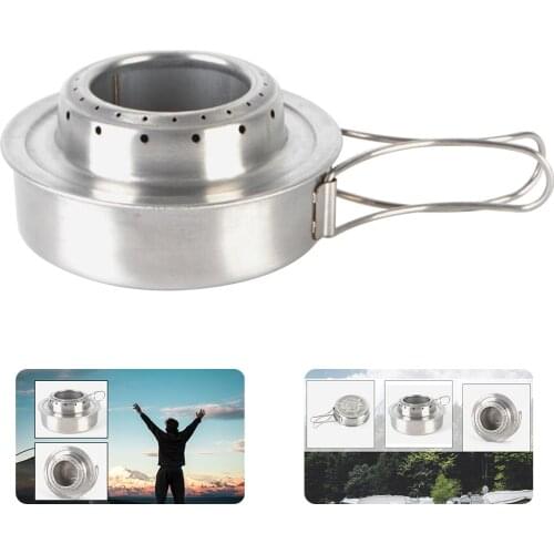 Compact Backpackers Outdoor Alcohol Stove Mini Picnic Burner