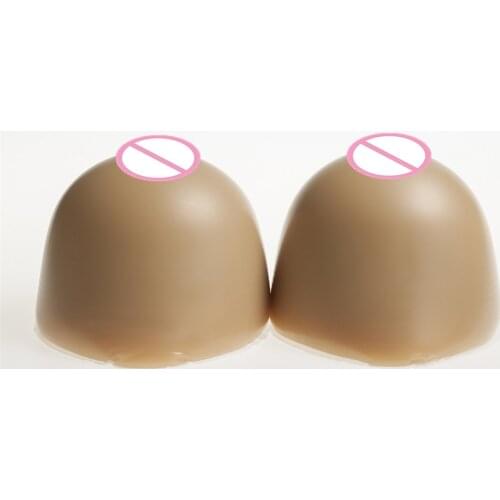 Brown Huge Cup Silicone Breast Prosthesis Insert Enhancer Pad 3200g/Pair Shemale Realistic Breast Forms Crossdresser Boobs