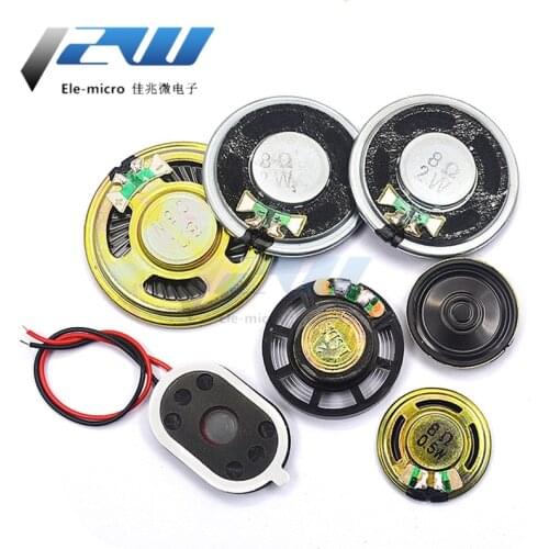 2pcs Small horn speaker diy 0.25 0.5 1 1.5 2 3 5W Watt 4 8 ohm 16R speaker audio accessories 2/2