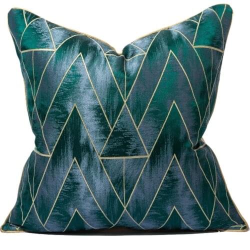 Luxury Cushion Cover 50x50 Gerometric Pillowcase 45x45 Throw Pillow Cover For Sofa Hotel Livingroom Home DecorCushion Cover