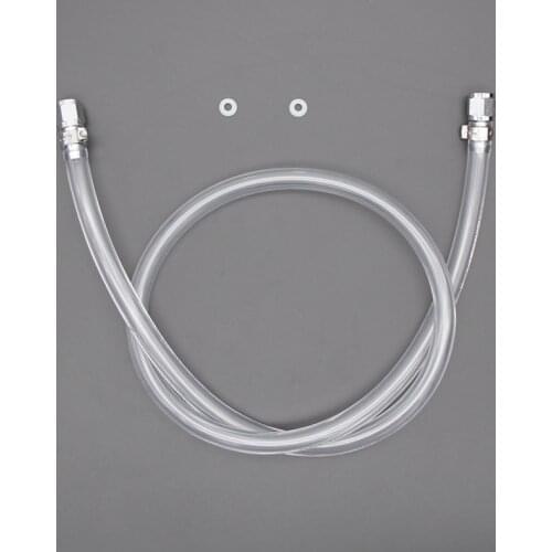 Gas Line Manifold Jumper 1/4" MFL 3ft(95cm) FDA Approve PVC Line DIY Kegerator and Keezer
