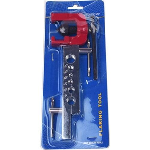 CT-2020 Manual Copper Tube Expansion Reamer Water Gas Brake Line Application Tubing Eccentric Cone Type Flaring Tool Set Y5JA