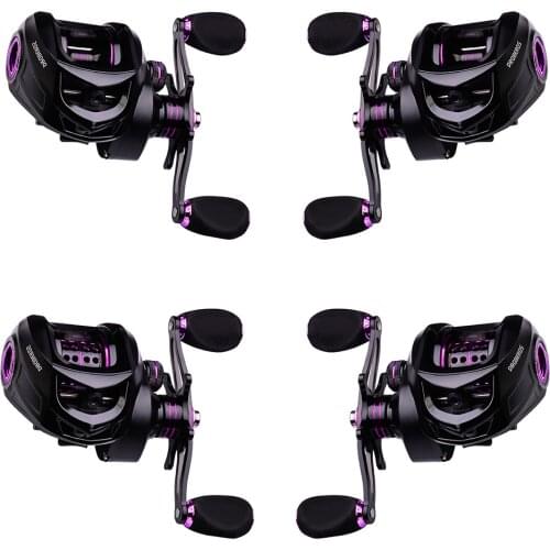 PROBEROS Fishing Reel 7.2:1 High Speed Ultralight Baitcasting Reel Metal Spool Bait Casting Reel 10 Magnetic Brake 10KG Max Drag