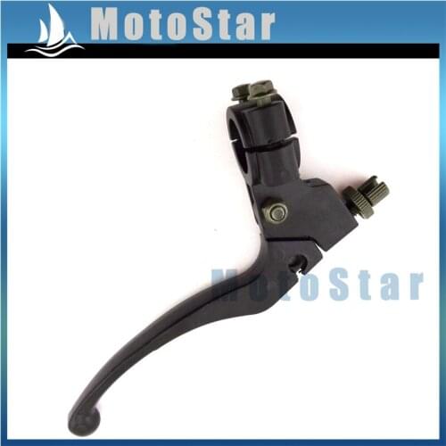 Alloy Black 7/8'' 22mm Motorcycle Left Handle Clutch Lever Perch For CR80 CR85 CR125 CR 250 Dirt Pit Motor Bike Motocross