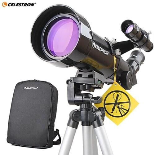Celestron PowerSeeker 70400 Astronomy Telescope Monocular Portable Tripod Space Telescopic Easy Operate for Kids / Beginner