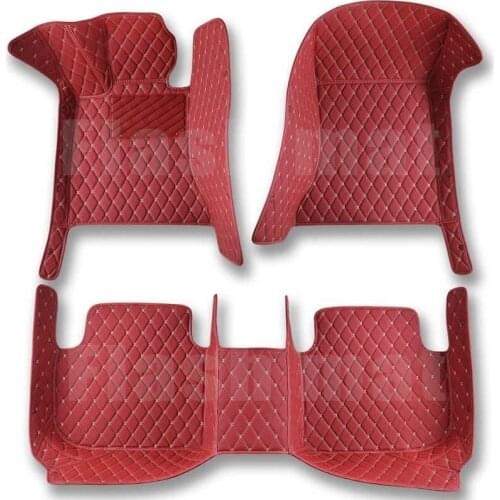 High Quality Leather Car Floor Mats for Mercedes AMG GT A CLASS C CLASS GLC43 GLC63 ML55 ML63 Car Accessories Auto Goods