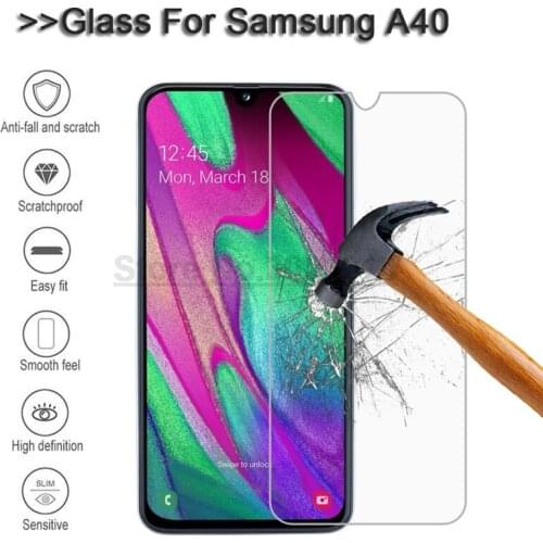 Tempered Glass for Samsung Galaxy A40 Screen Protector 9H on Phone Protective Glass for Samsung Galaxy A40 Glass