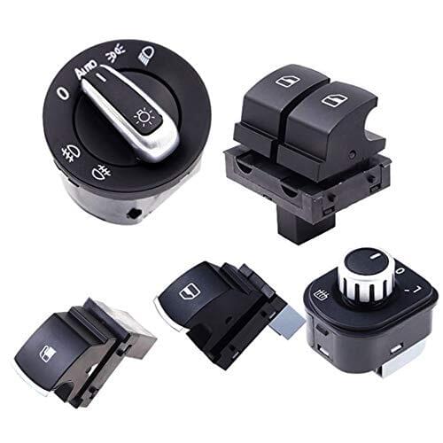 Window Mirror Headlight Door Control Switch 5K3959857 1KD959833 5ND941431B For VW Passat B6 Golf MK5 6 R32 GTI MK5 Rabbit Tiguan