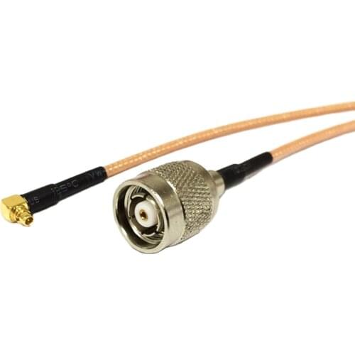 Modem extension cable RP-TNC Male Plug Switch MMCX Male Right Angle RG316 pigtail 15CM 6"