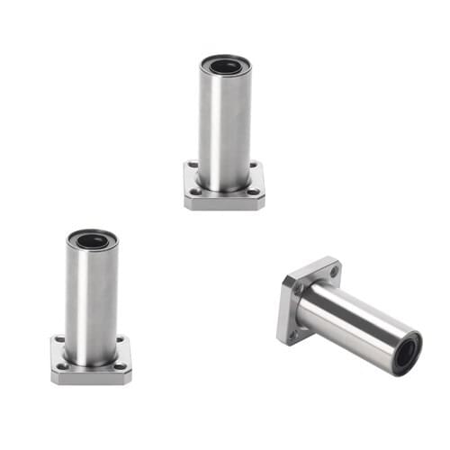 1Pcs LMK30UU Standard Type Linear Bushing 30mm CNC Linear Bearings With Square Flange For Rods Liner Rail Linear Shaft Parts