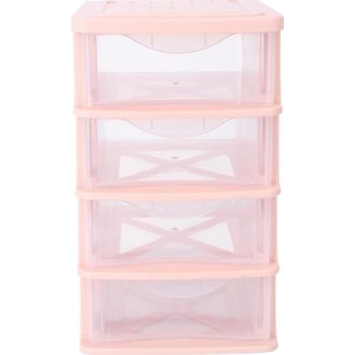 1Pc Desktop Storage Box Drawer Type Sundries Holder Transparent Cosmetic Box