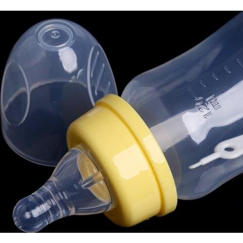 120ml Baby Newborn Nursing Nipple Bottle Silicone Pacifier Milk Water Feeding 425F