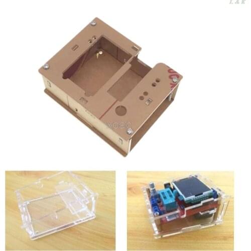 Acrylic Case Shell fr GM328 Transistor Tester TFT Diode LCR ESR Meter PWM Square M13 dropship