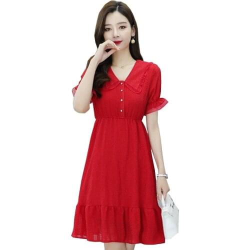 CAN XIN LCY Red Summer Dresses