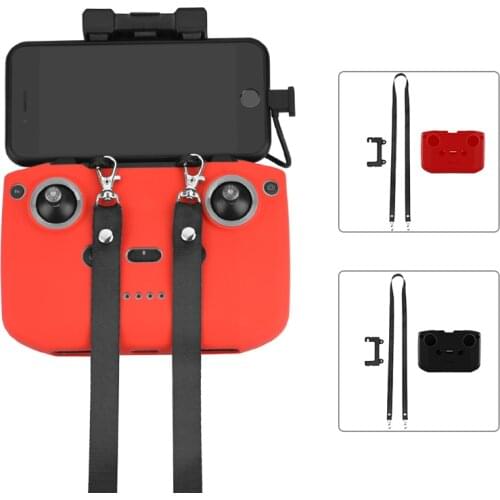 Remote Controller Lanyard Neck Sling Hanging Strap Dust-proof Cover Silicone Case for DJI Mavic Air 2/Mini 2 Drone Accessories