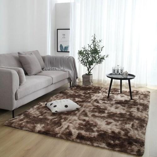 Home Living Room Rug Carpet Anti-skid Soft Rug for Bedroom Study Corridor European Long Hair Room Carpet Mat Washable Blanket