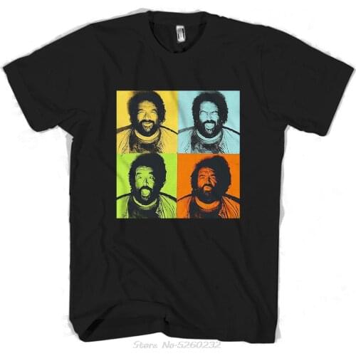 Bud Spencer Camiseta Pop Art Mens / Womens T Shirt Men Tshirt Short Sleeve Print Casual Breaking Bad Print T Shirt For Men