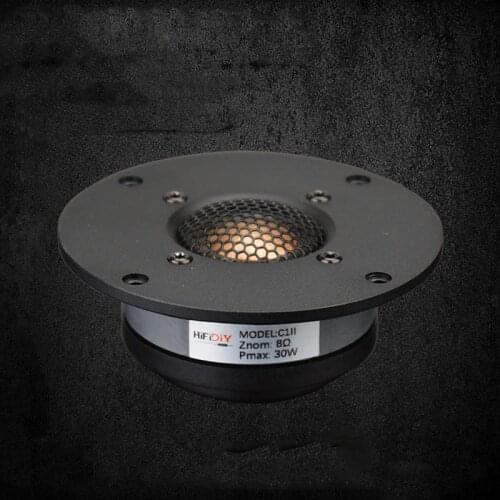HF-305 HiFi Speakers 4 inch aluminum panel beryllium copper wire edge film tweeter C1II over X1III