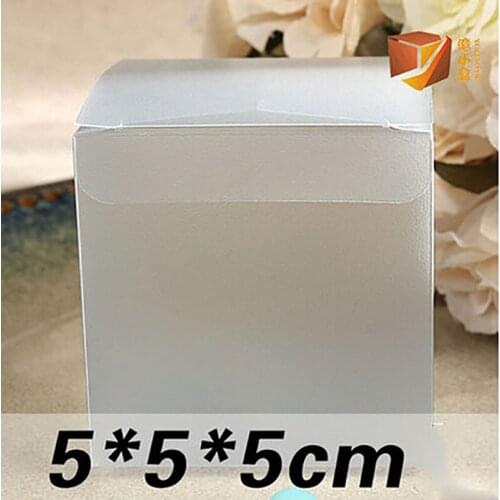 100pcs 5*5*5cm PVC Anti-Scratch Clear Scrubs Box Packing Custom Gift Boxes Candy/Cupcake/Soap/Cookie/Chocolate packaging Box