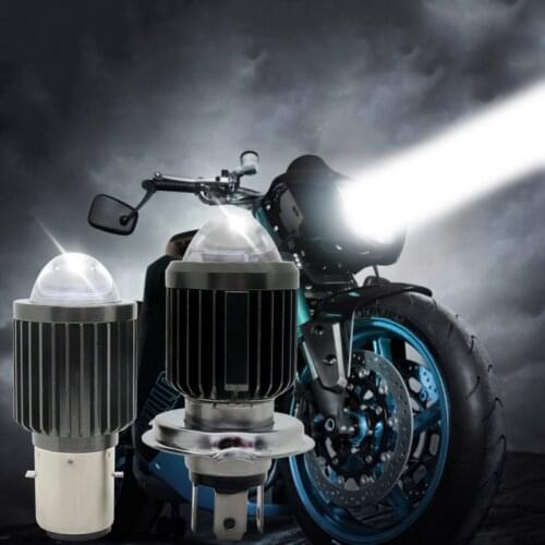H4 BA20D H6 Motorcycle LED Headlight Bulb Bright High Low Hi Lo Beam Projector 5730 Chips 5000LM 3000K Yellow 6000K White