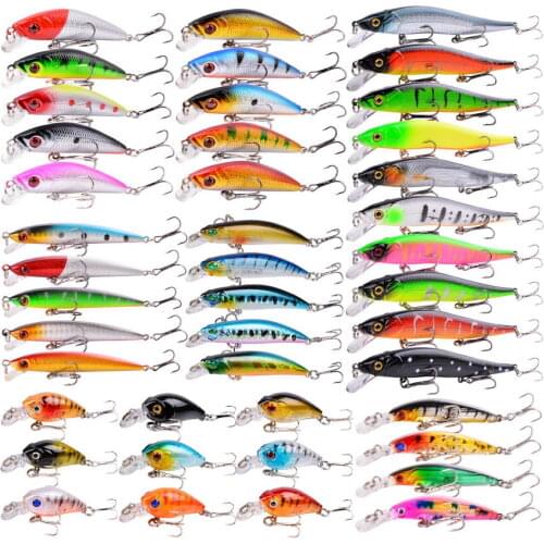 Almighty Mixed Fishing Lure Bait Set Wobbler Crankbaits Swimbait Minnow Hard Baits Spiners Carp Fishing Tackle