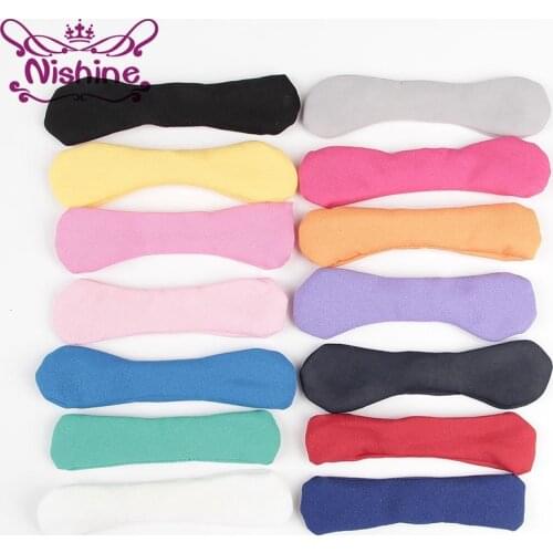 Nishine 30pcs/lot Chiffon Rabbit Ear Bows For DIY Headbands Tie Ear Bowknot For Children Girls Headwear Hair Accessories