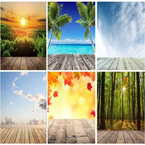 Landscape Spring Forest Photography Backgrounds Sky Sea Scenery Baby Portrait Photo Backdrops Studio 210309TFX-01