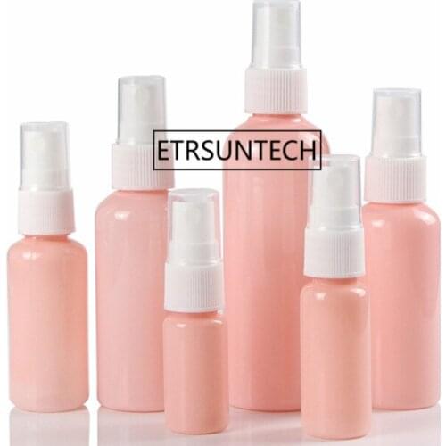 Empty Travel 100ml 60ml 50ml 30ml 20ml 10ml pink essential spray bottle Perfume Containers F2006