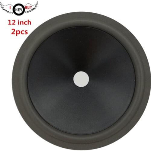 2pcs 12 Inch Subwoofer Thickened Drum Paper Cone Foam Edge 40 MM Core 295mm / 270mm / 230 MM Bass Woofer Accessories