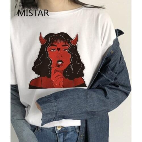 Harajuku girl women t shirt printed white tops t shirt new summer short sleeve fashion casual O-neck graphic tee women clothing