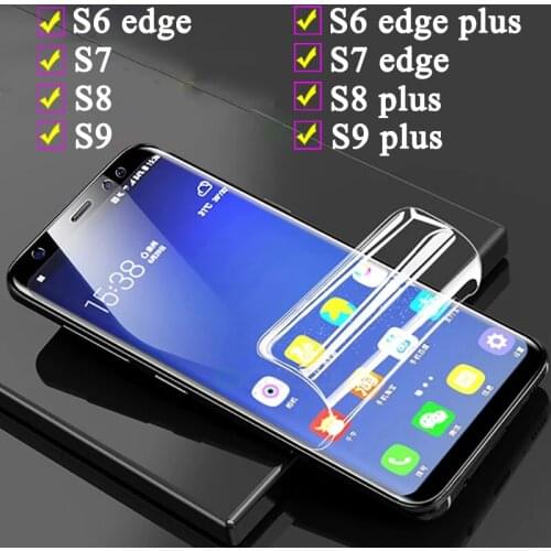 20D Full Curved Hydrogel Film For Samsung Galaxy S8 S9 Plus Note 9 8 Screen Protector For Samsung A8 A6 S7 Edge Protection Film