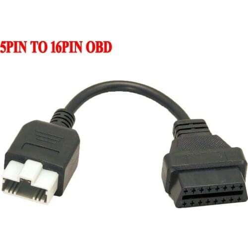 3pin 5Pin to OBD 2 16pin Cable ForHonda Car Scanner OBD1 OBD2 OBDII Adapter 3 pin 5 Pin to 16 pin Connector