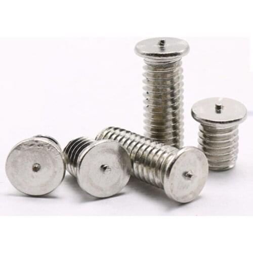 5pcs M8x10/12/16/20/25/30/35/40/45/50mm Length Welding screw 304 stainless steel Spot weldings screws