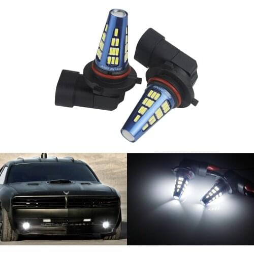 ANGRONG 2x HB3 9005 LED 5W Sidelight Front Fog Indicator Daytime Light Bulbs White 6000K