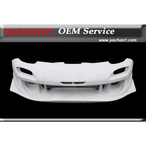 Car-Styling FRP Fiber Glass Body Kit Front Bumper Fit For 1992-1997 RX7 FD3S RE-GT Style Front Bumper