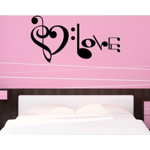 Free Shipping 45*85cm Wall Art Decor Removable Mural Vinyl Decal Sticker Musical Music Notes