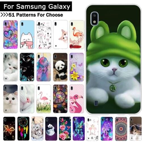 Cute Cat Pattern For Samsung Galaxy A10 A20 A30 A40 A50 A70 Case Soft Silicone TPU Cases Back Phone Covers Coque Fundas