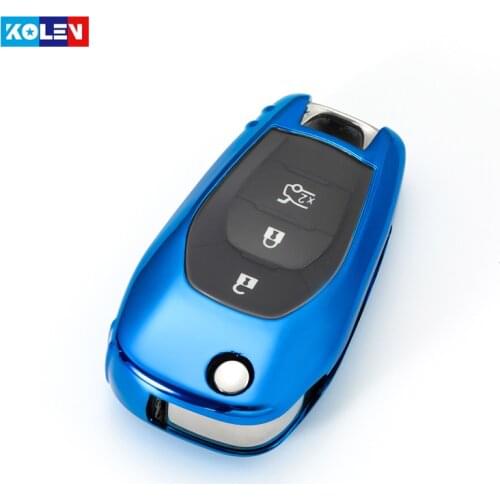 Soft TPU Car Remote Key Cover Case For Chevrolet Cruze Spark Sonic Camaro Vlot Bolt Tarx Malibu Auto Key Shell Accessories Fob