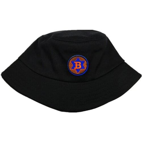 2021 B Letter Embroidery Cotton Bucket Hat Fisherman Hat Outdoor Travel Hat Sun Cap Hats for Men and Women 45