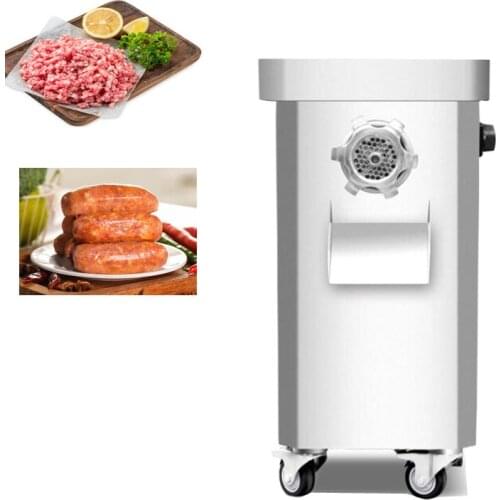 Professional Commercial Vertical Meat Grinder Vegetable Chopper Multi-function Stainless Steel Meat Grinder, Sausage Stuffer