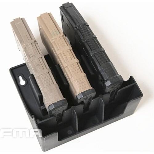 Mag Storage Solutions Mag Holder Safe 3 MAG Holder Magazine Pouch Rack for Hunting Airsoft 30 Rounds AR-15 5.56 .223 Caliber