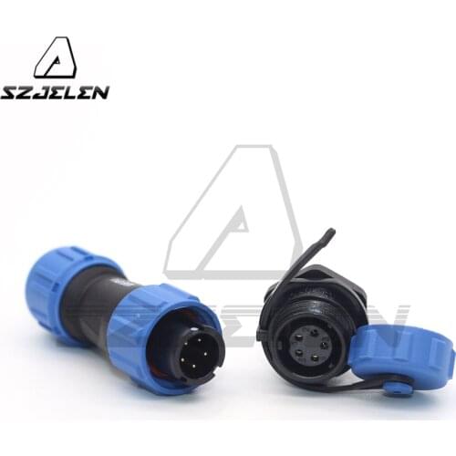 SP11 Type 5 Pin Waterproof Connector Plug & Socket Automotive LED Power Wire Connector Male and Female IP67