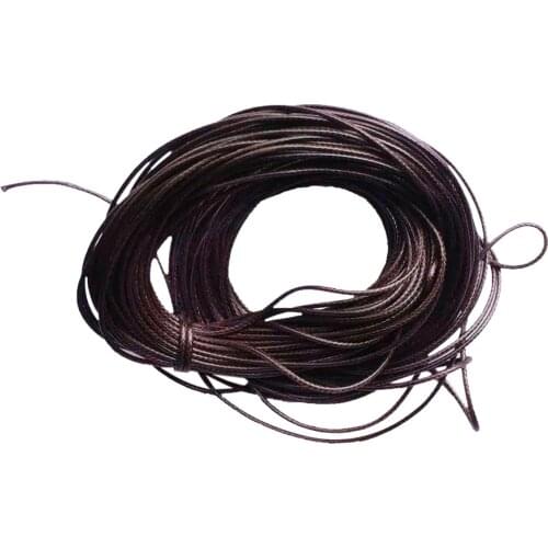 10M 1mm Waxed Wax Cord String Linen Thread Wire DIY Jewelry Bracelet Making