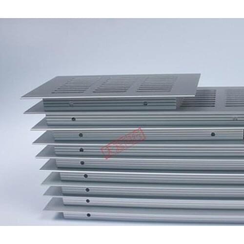 RV Furniture Decoration Aluminum Alloy Breathable Net Caravan Rectangular Cabinet Heat Dissipation Net Vent Vent Marine Fitting