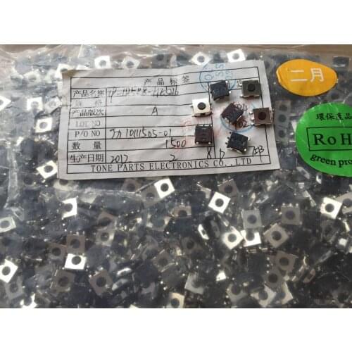 High Quality East Part Touch Switch 6*6*2.5 Patch 4 Pin Micro Switch Jog Small Switch