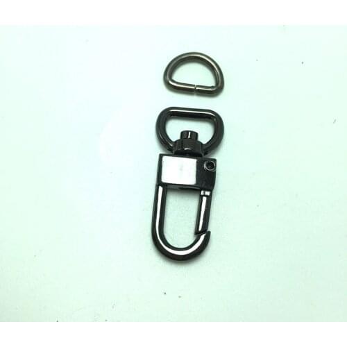 1/2 inch (12mm) swivel snap hook d-ring for bag dog pet collar straps DIY accessories