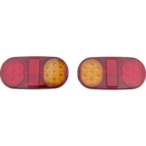 12V Trailer Boat Waterproof Tail Stop Brake Turn Signal LED Light Lamp