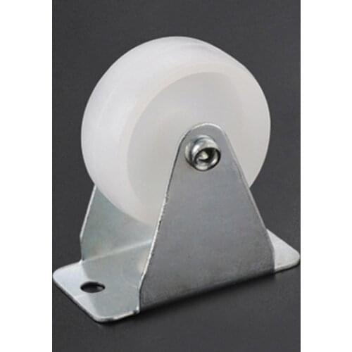 4pcs 15KG Universal Swivel Casters 1" Furniture Wheel Castor PP Nylon Roller Wheels For Platform Trolley Chair Drawer